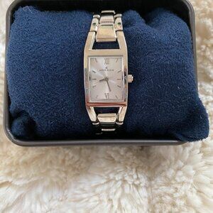 Anne Klein Women's Dress Watch - Silver with Ivory/Silver Face